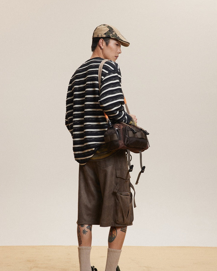 The Driftline Striped Knit Pullover Sweater