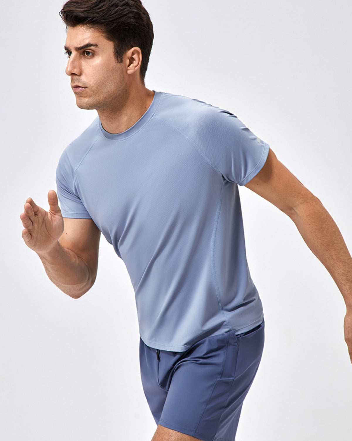 Summer Sports Short-Sleeve Reflective Quick-Dry T-Shirt