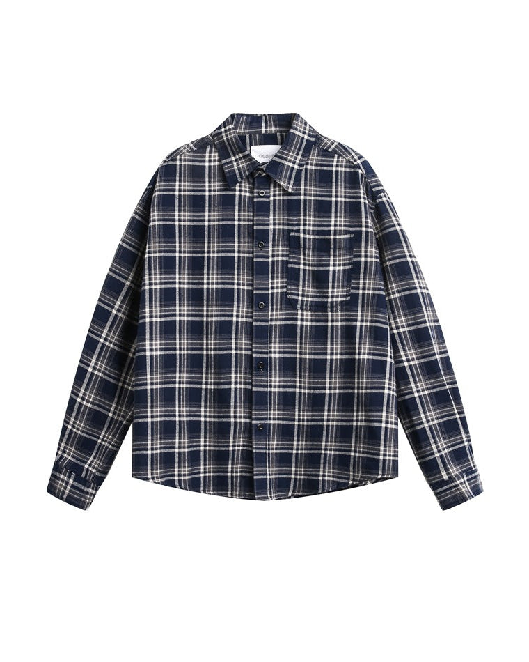 The Everton Plaid Cotton Overshirt