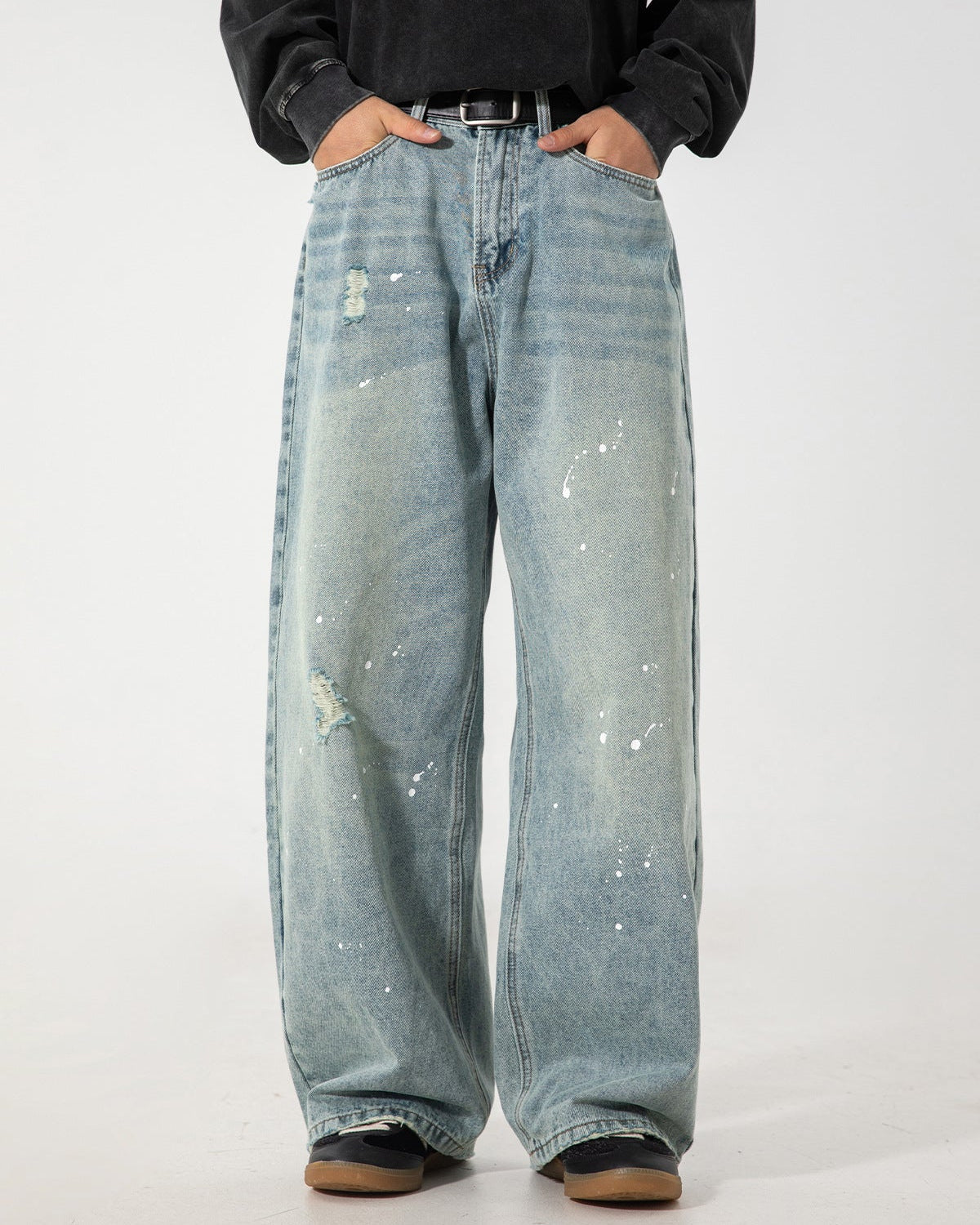 The Inkflow Washed Denim Jeans