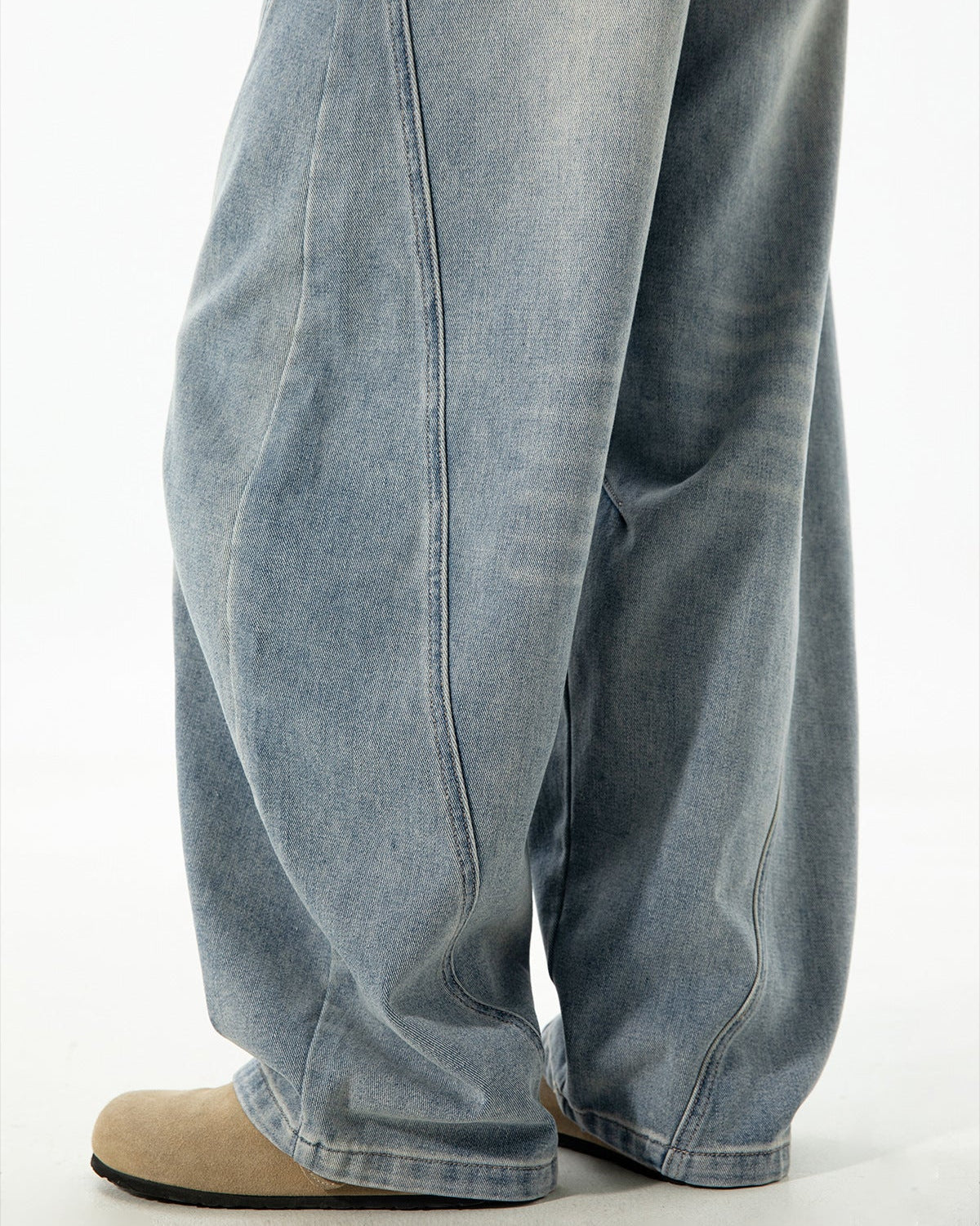 The Contour Washed Straight Jeans