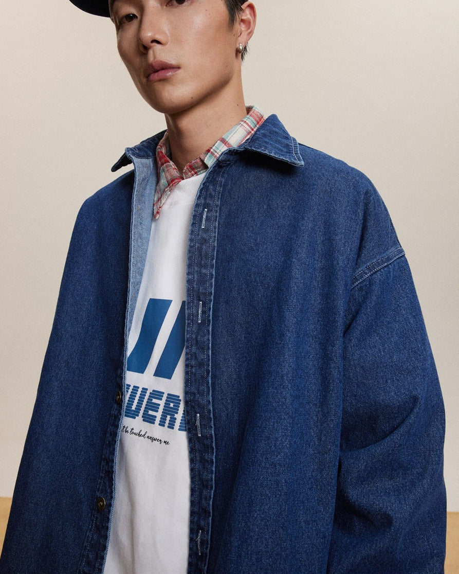 The Summit Indigo Overshirt