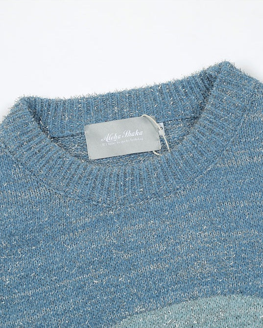 The Noir Relic Knit Crew Sweater
