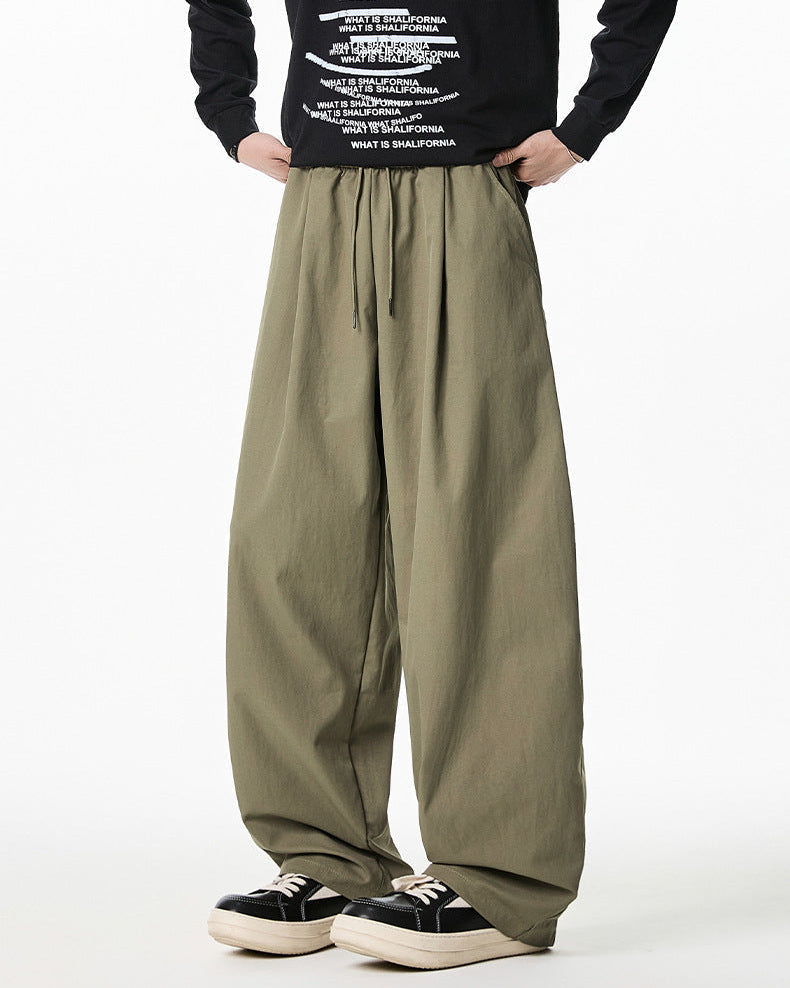 The Japanese-Style Pleated Casual Pants