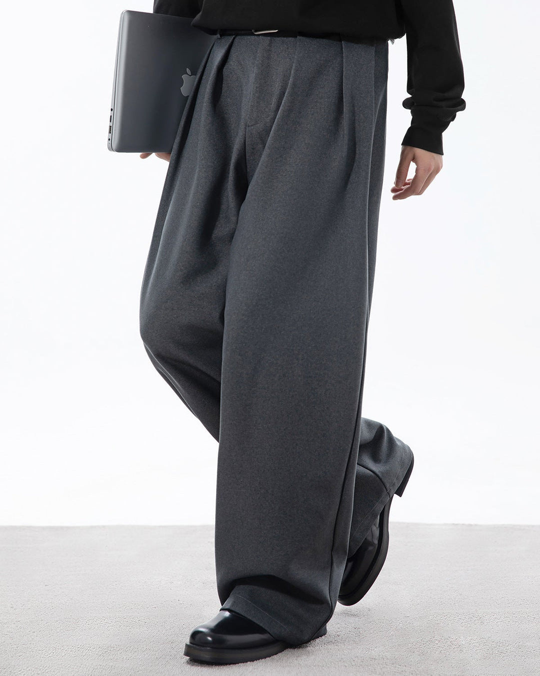 The Draped Ease Pleat Trousers