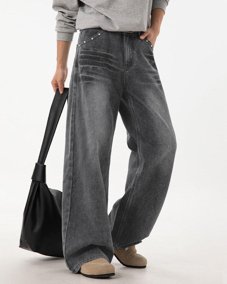 The Rivet Fade Straight Jeans