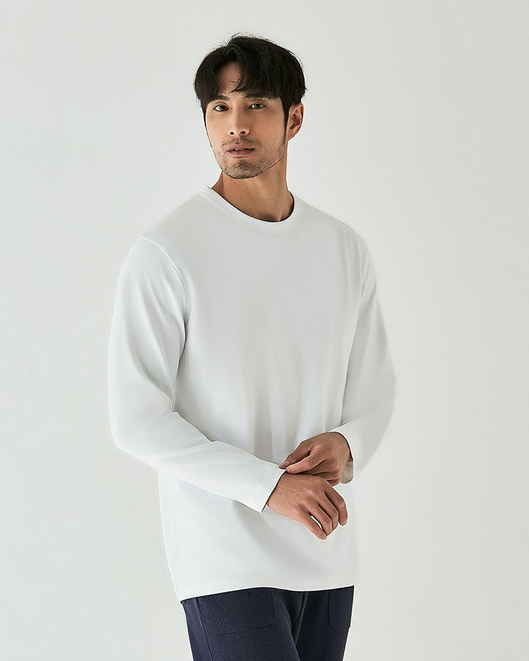 The Light Luxury Pima Cotton Long Sleeve T-Shirt