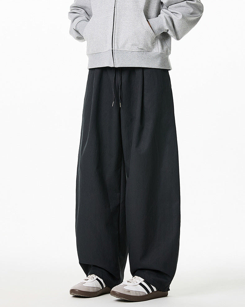 The Japanese-Style Pleated Casual Pants