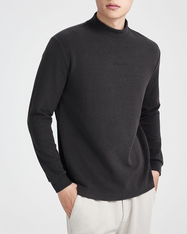 Fleece Semi-Turtleneck Base Sweater