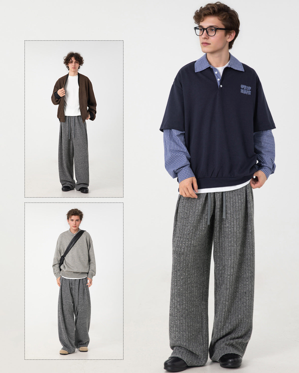 The Textured Fleece Sweatpants