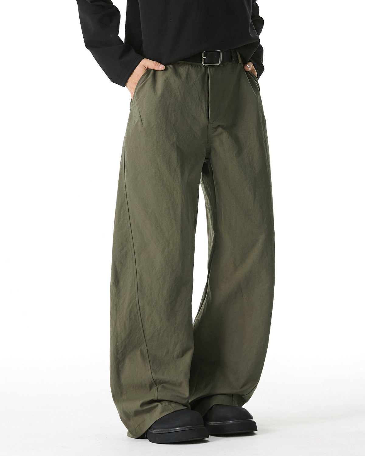 The Divide Pleat Panel Trousers