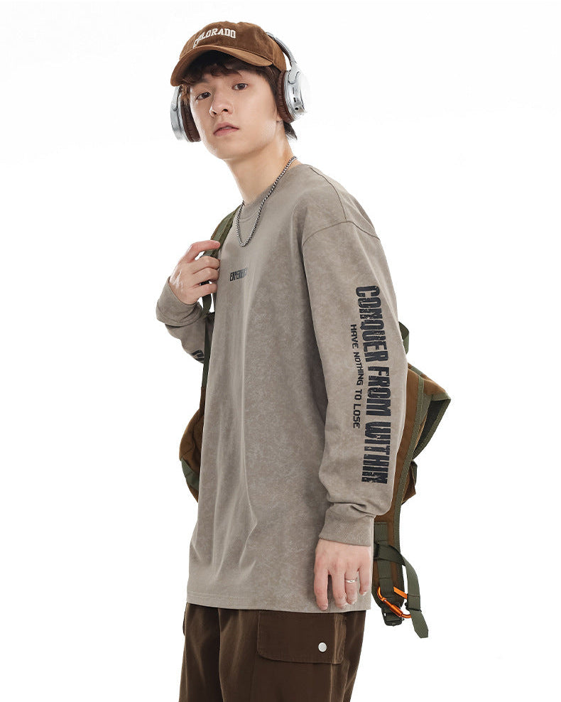 The Mottler Textured Crew Sweater