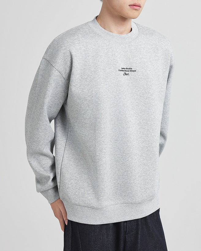 The Mo Maike Urban Lettered Crew Neck Sweatshirt