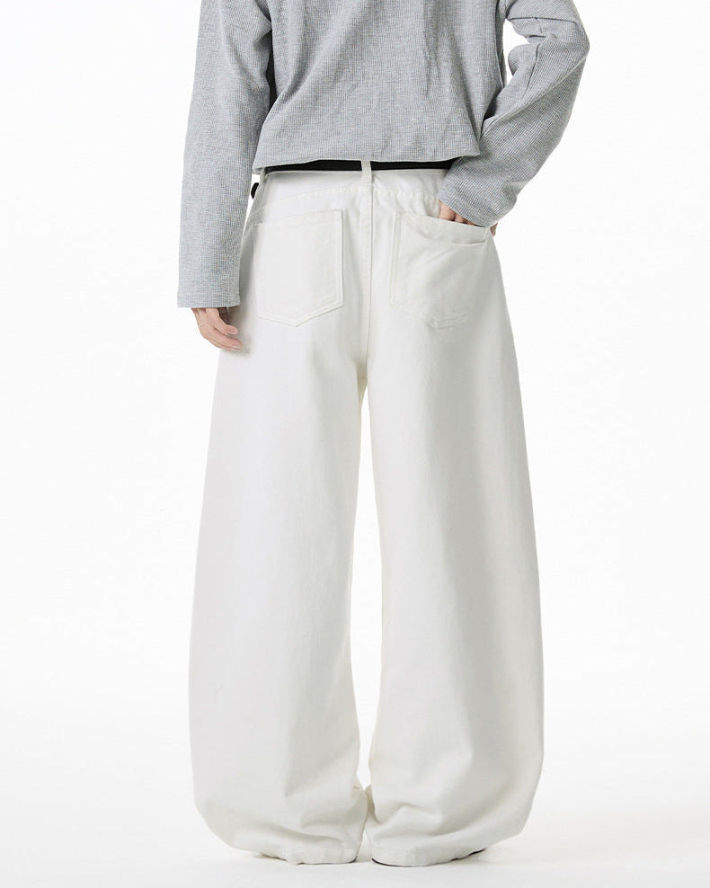 The Contour Split Cotton Jeans