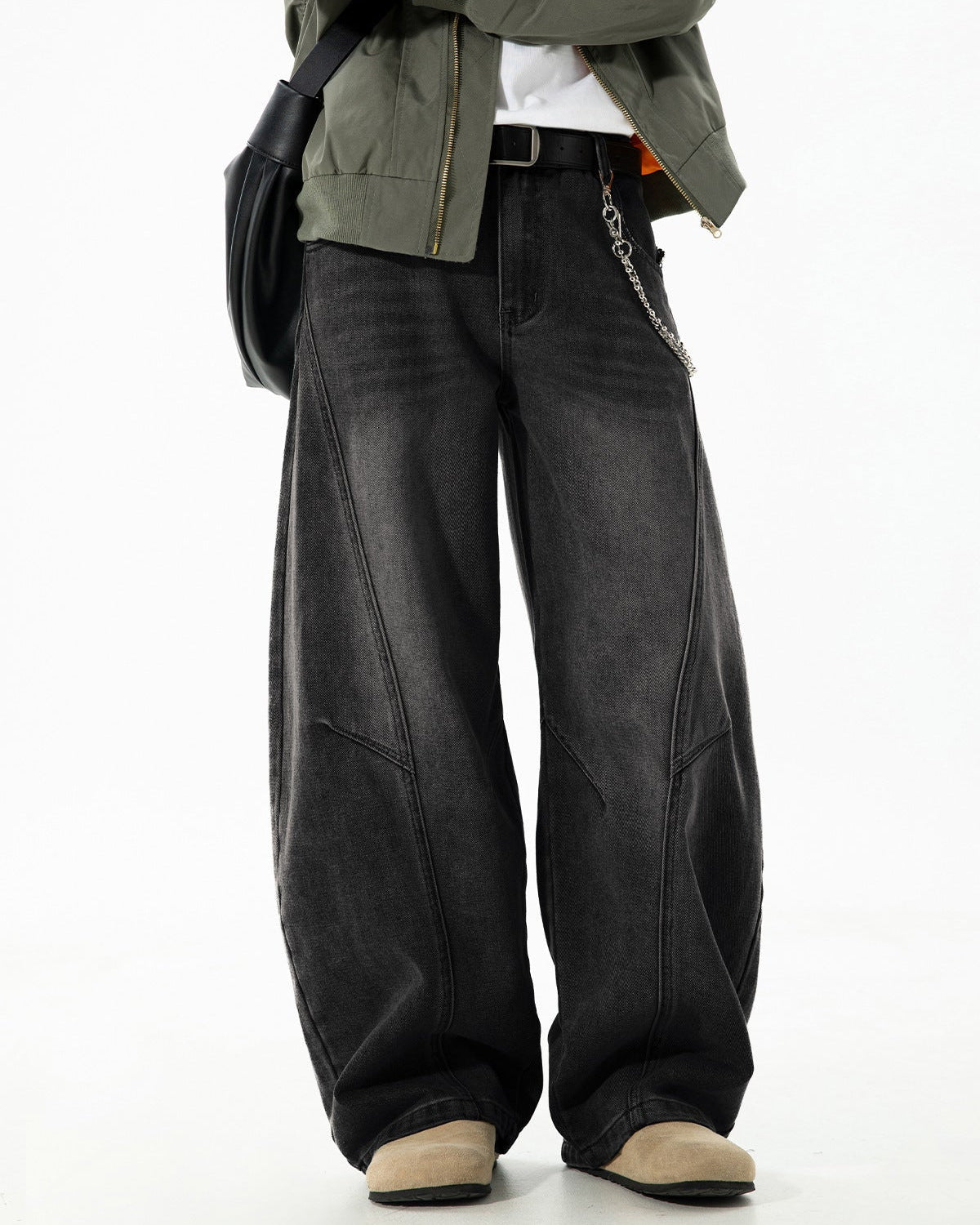 The Contour Washed Straight Jeans