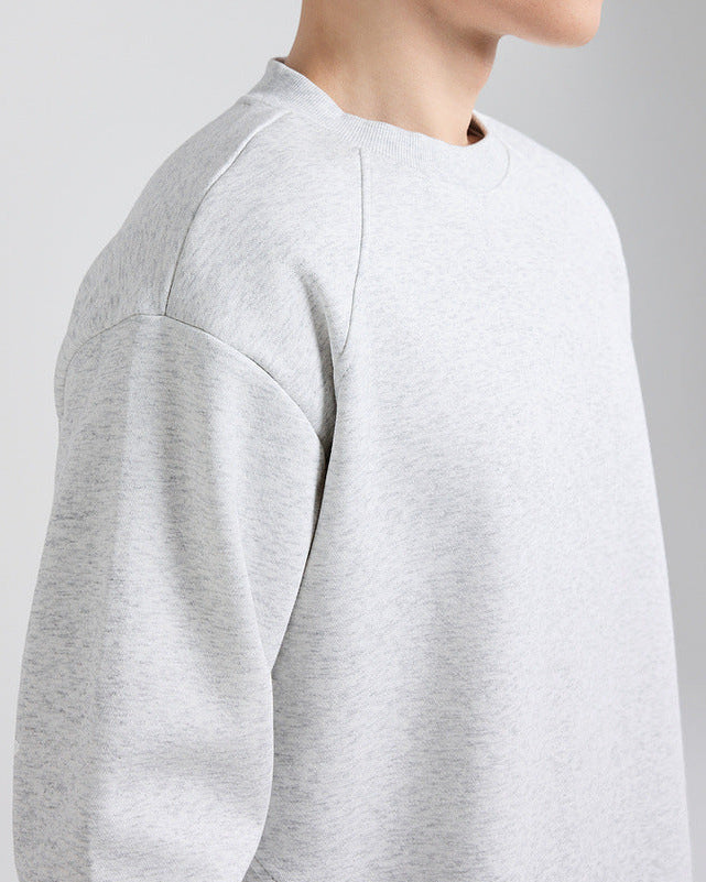 The Carver Structured Split Crew Sweater