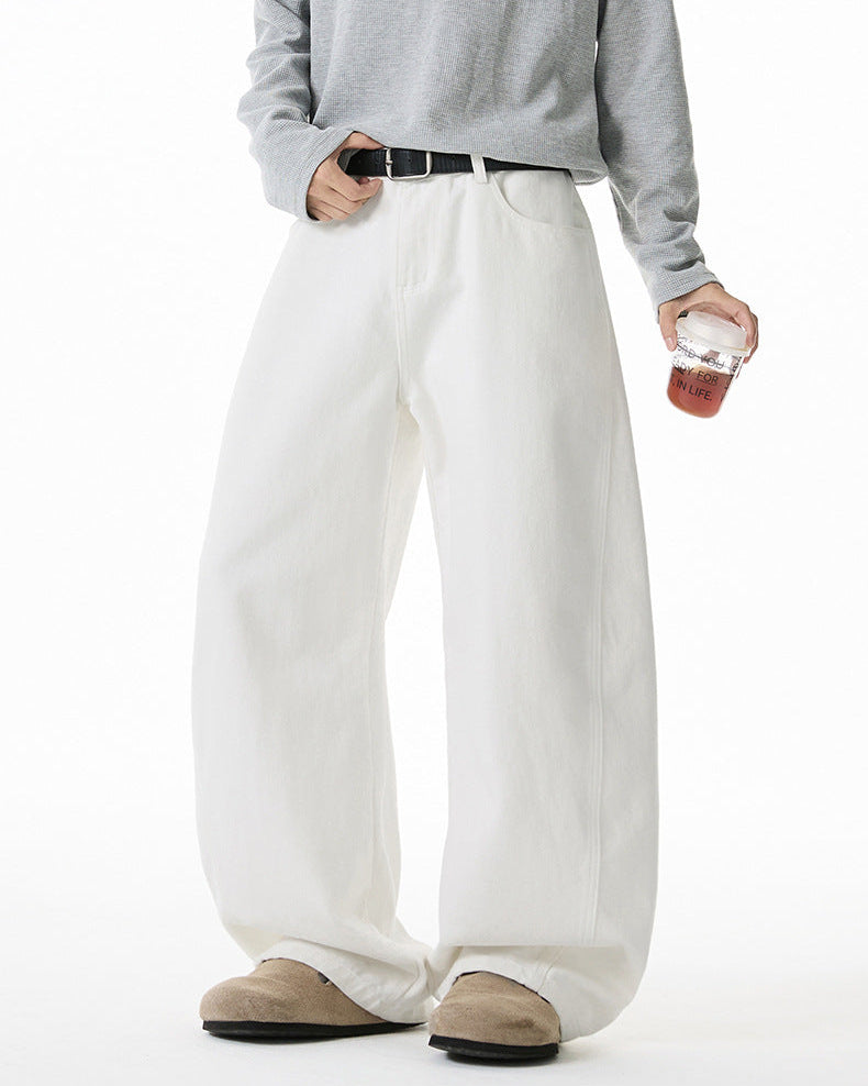 The Contour Split Cotton Jeans