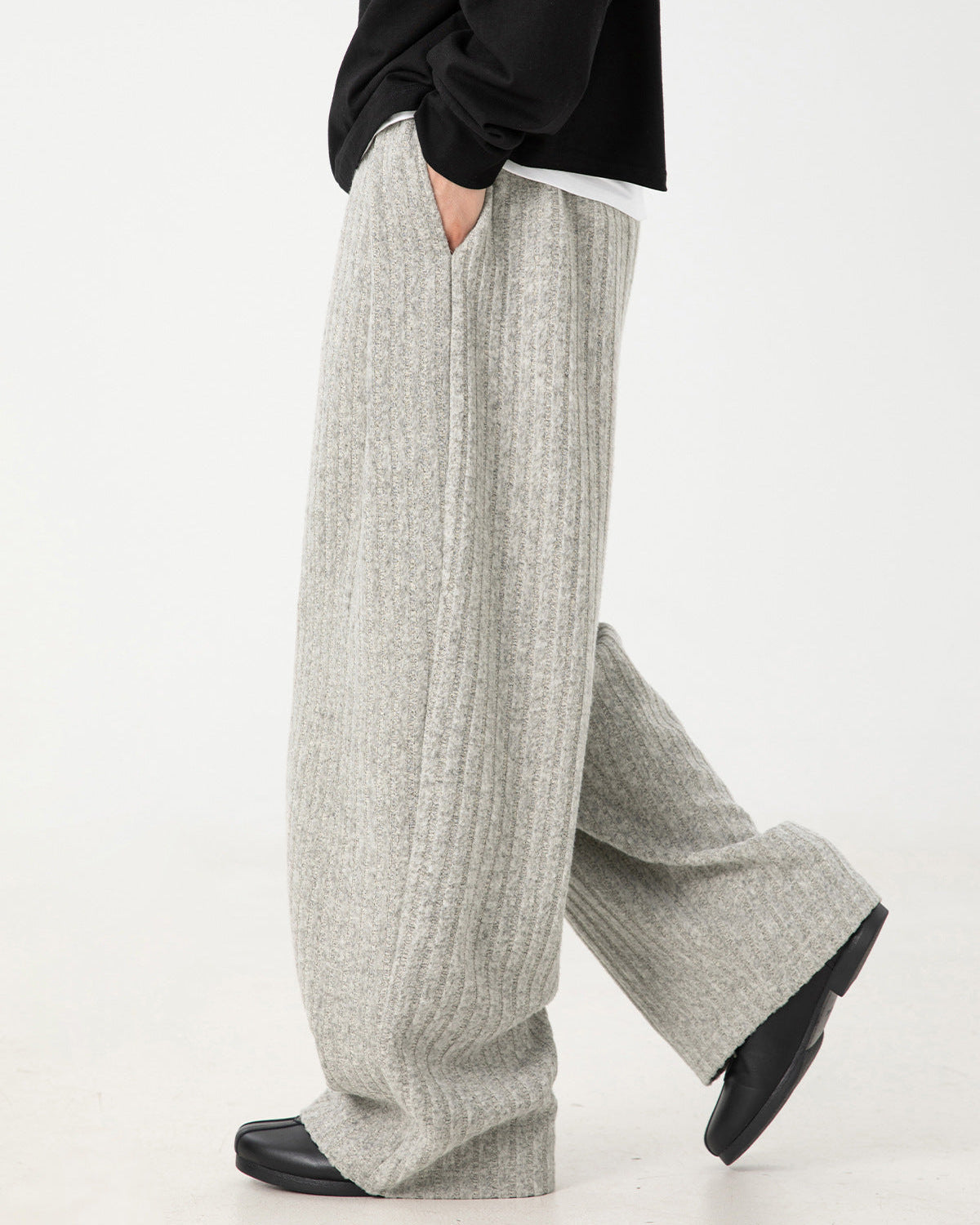 The Drape Texture Fleece Trousers