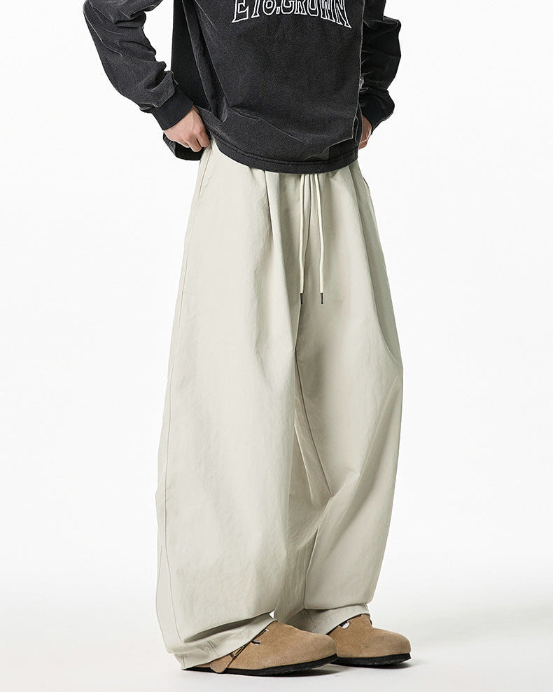The Japanese-Style Pleated Casual Pants