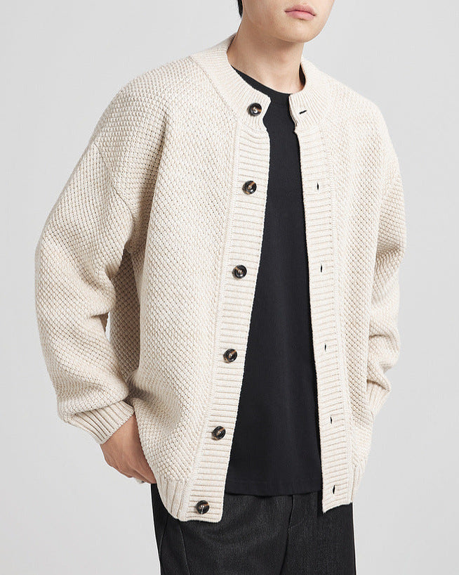 The Pineapple Jacquard Knit Cardigan