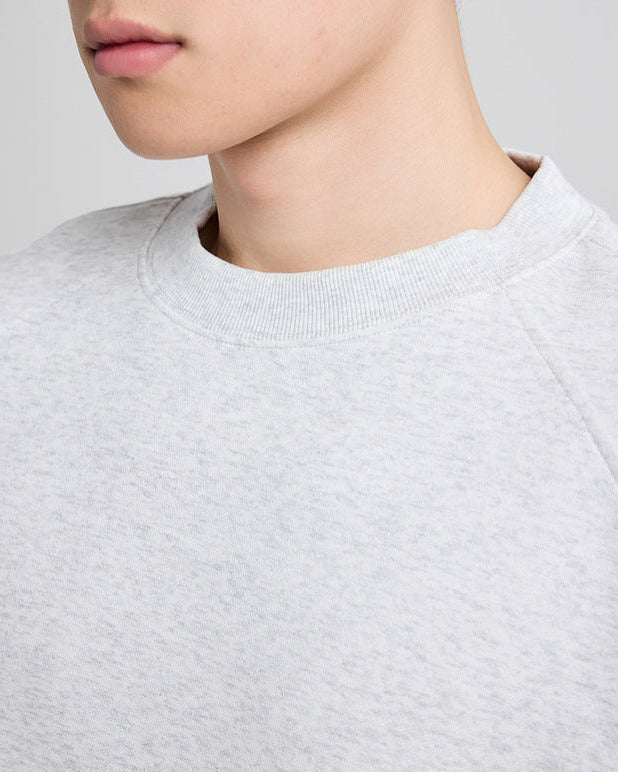 The Carver Structured Split Crew Sweater