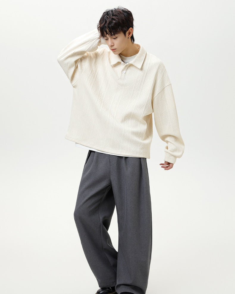 The Heritage Jacquard Polo Sweater