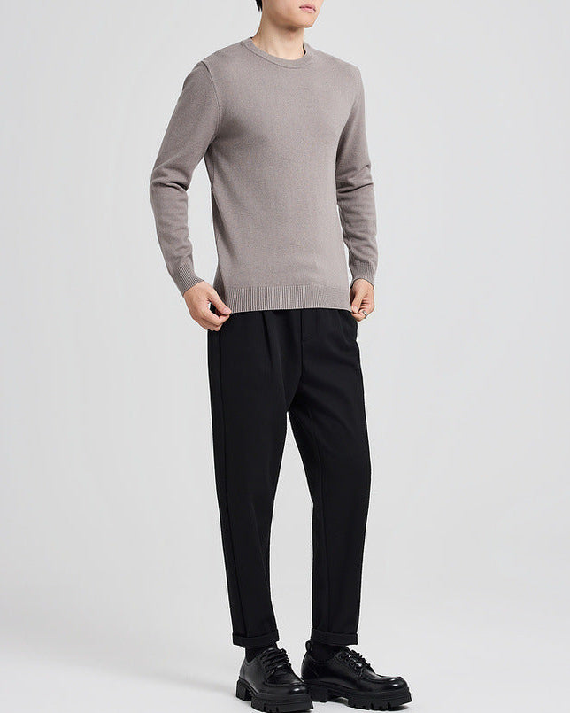 The Mercer Tencel-Wool Crewneck Sweater
