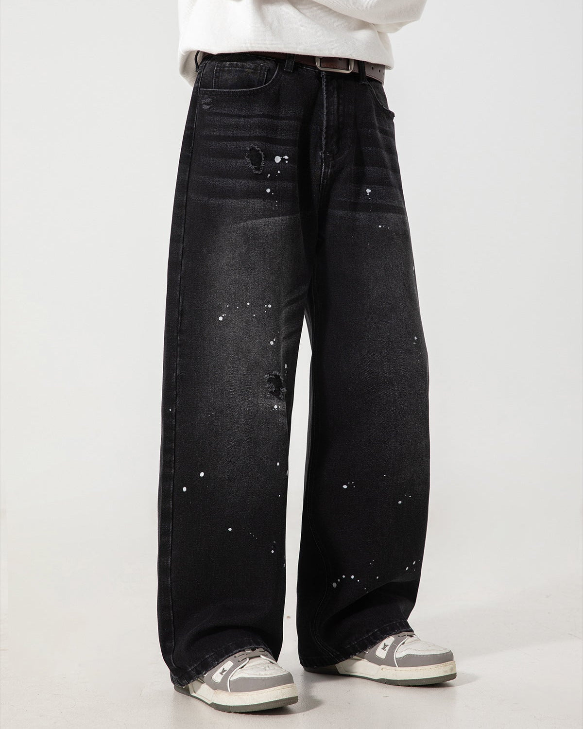 The Inkflow Washed Denim Jeans