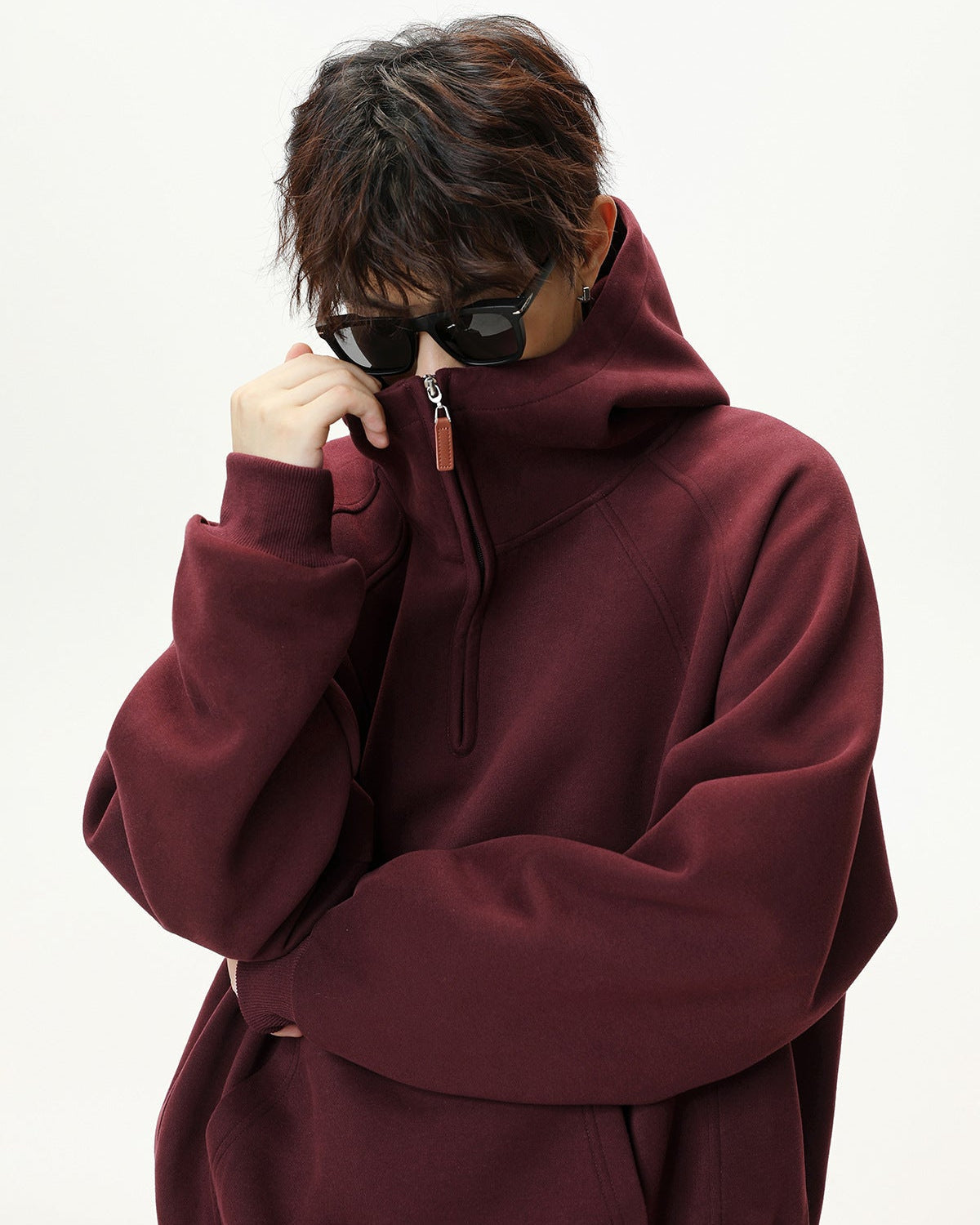 The Sculpted Split Zip Hoodie Sweater