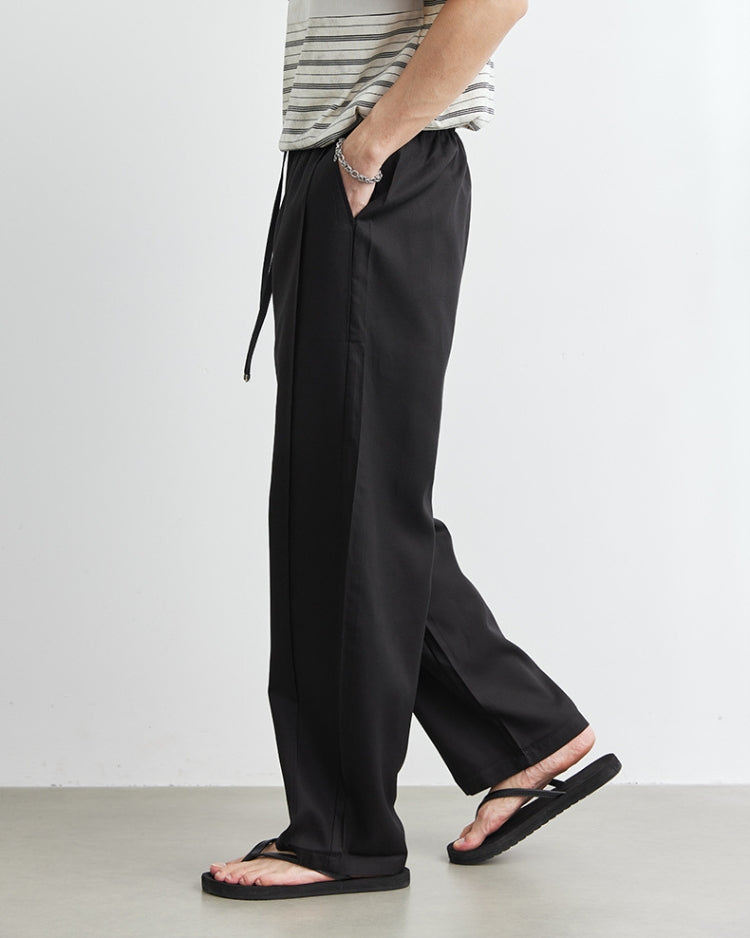 Linen Wide Leg Waistband Lounge Pants
