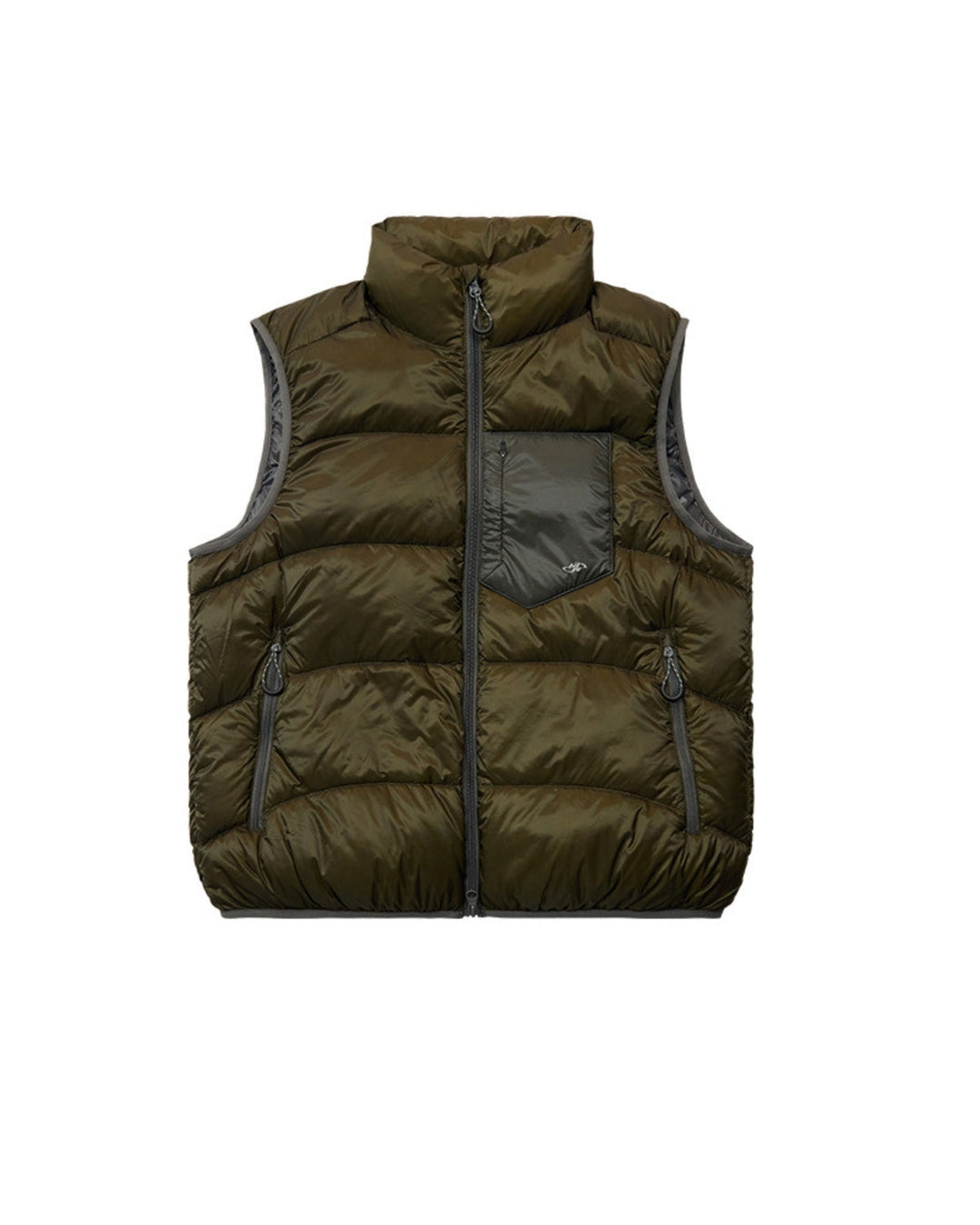 Contrast Pocket Puffer Vest