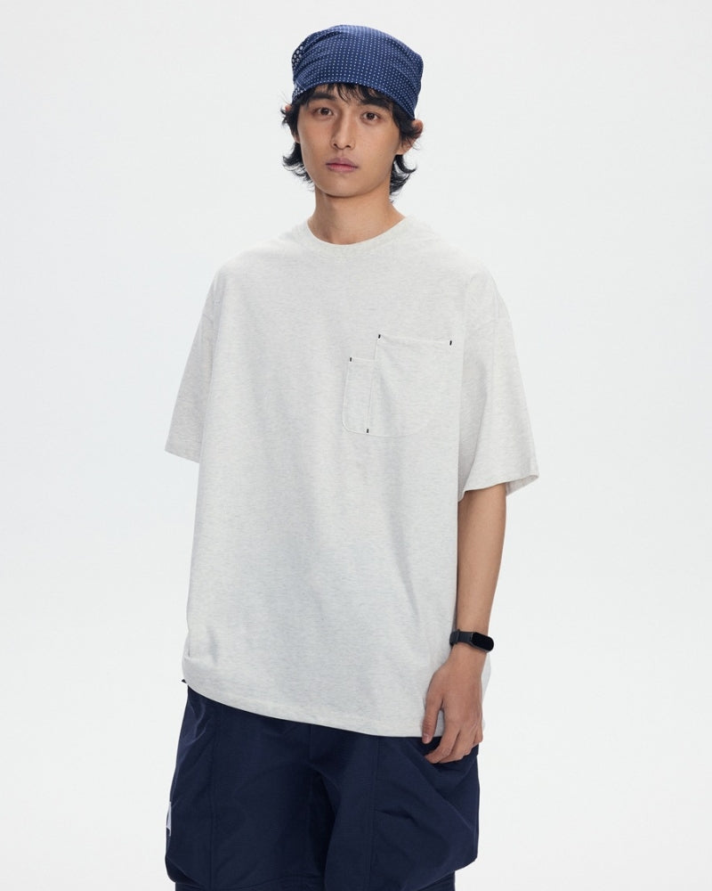 Front-Pocket Oversized T-Shirt