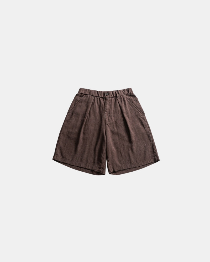 Relaxed Classic Linen Blend Shorts
