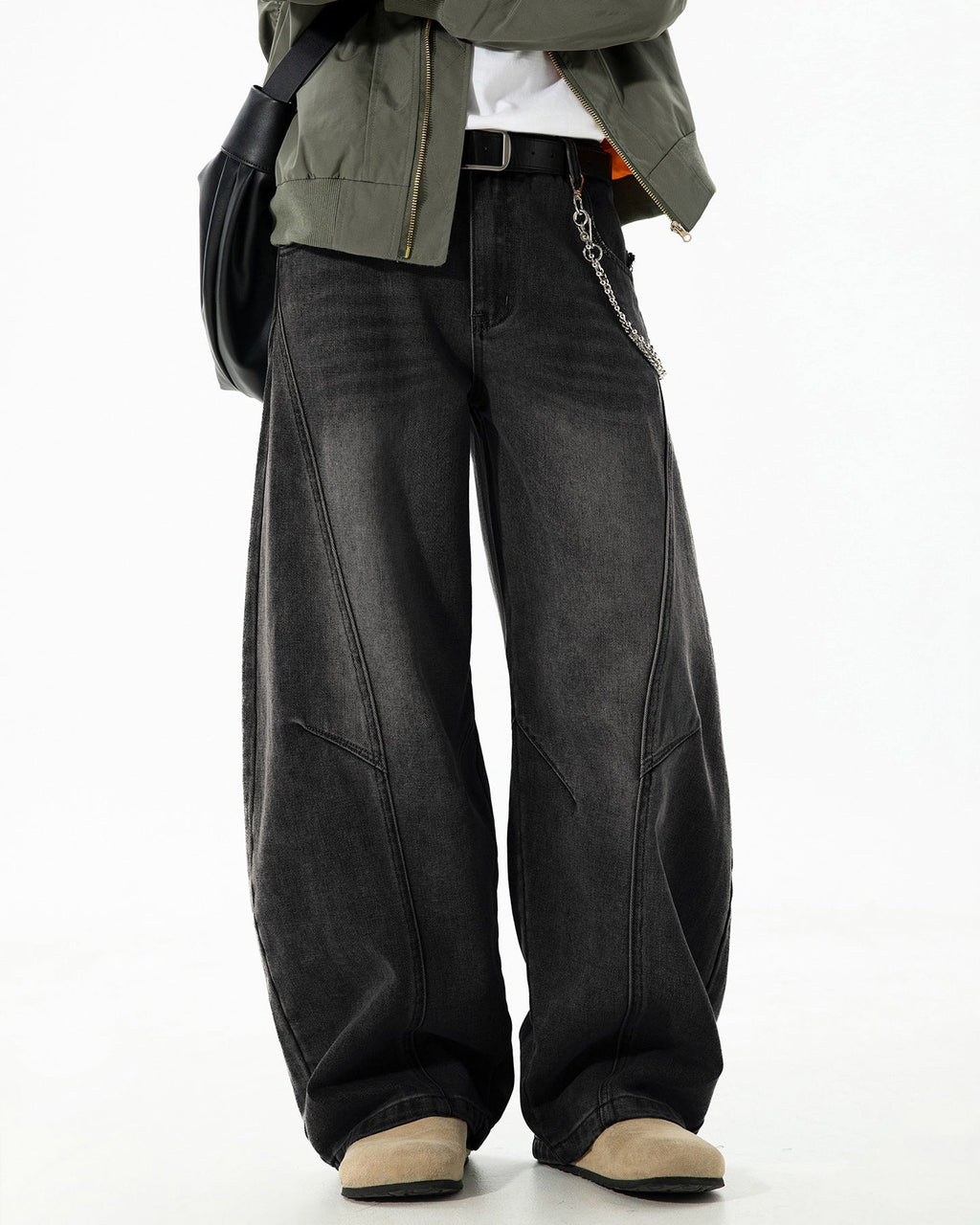 The Vintage Split-Structure Scimitar Jeans