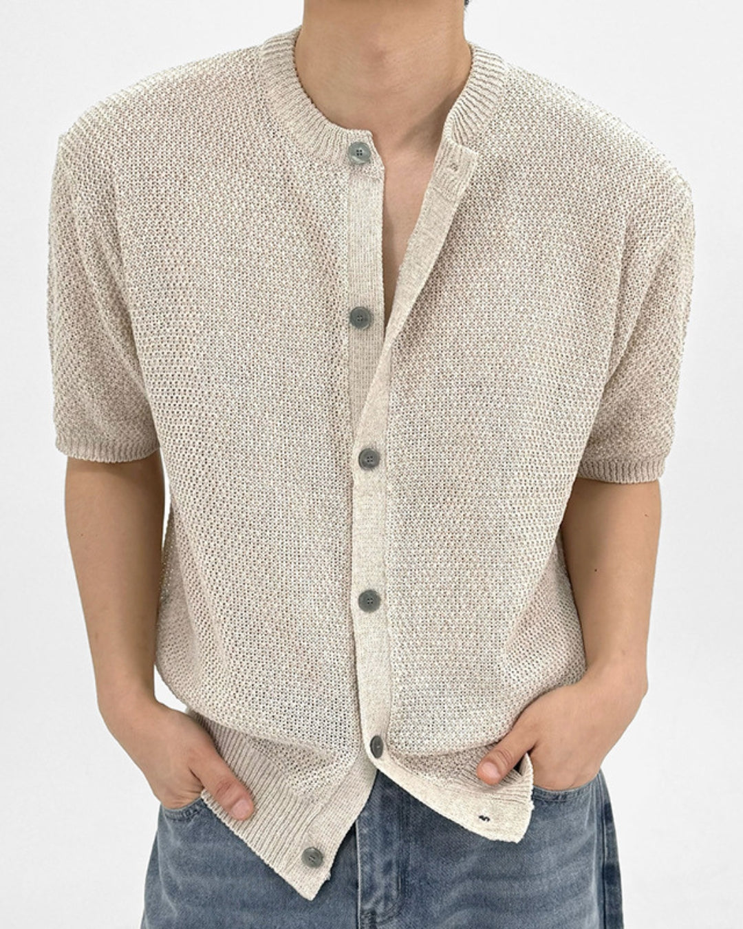 Knit Button Shirt