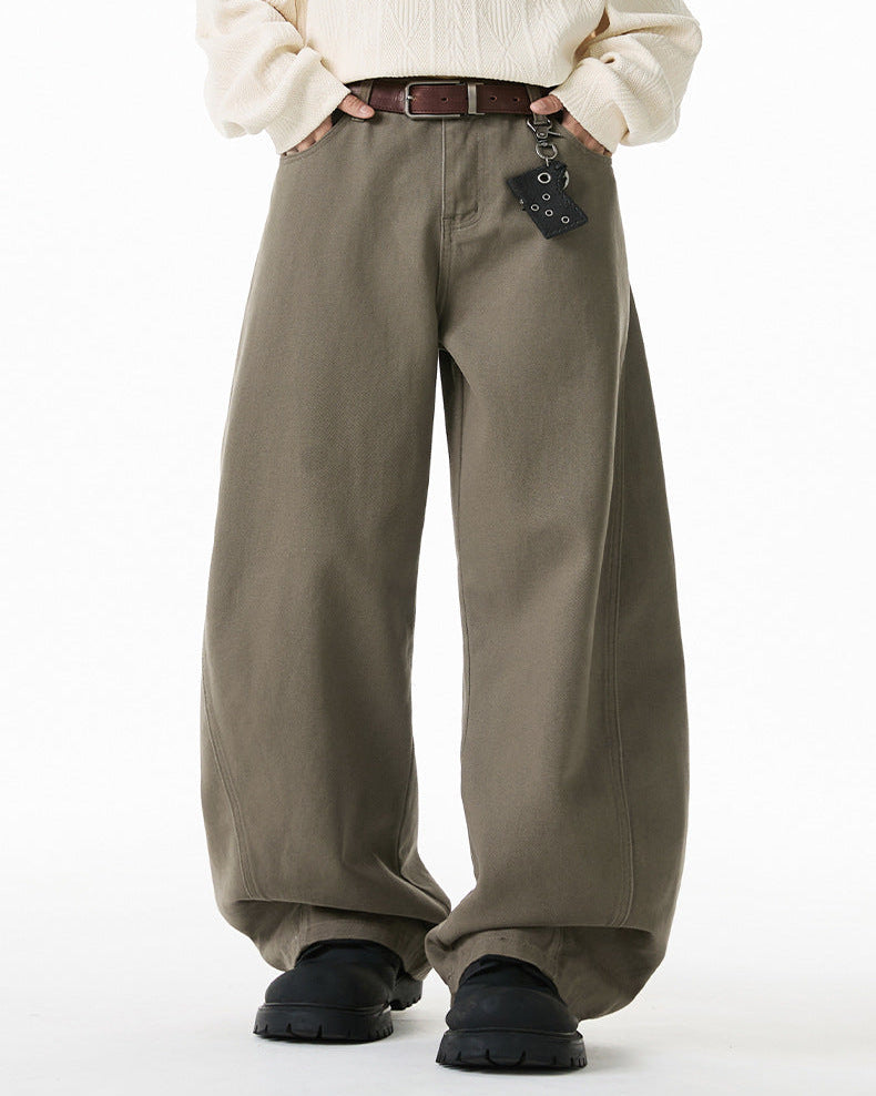 The Contour Split Cotton Jeans