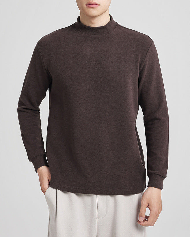 Fleece Semi-Turtleneck Base Sweater