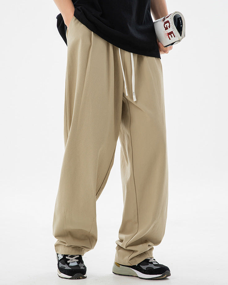 The Drift Pleated Cotton Trousers