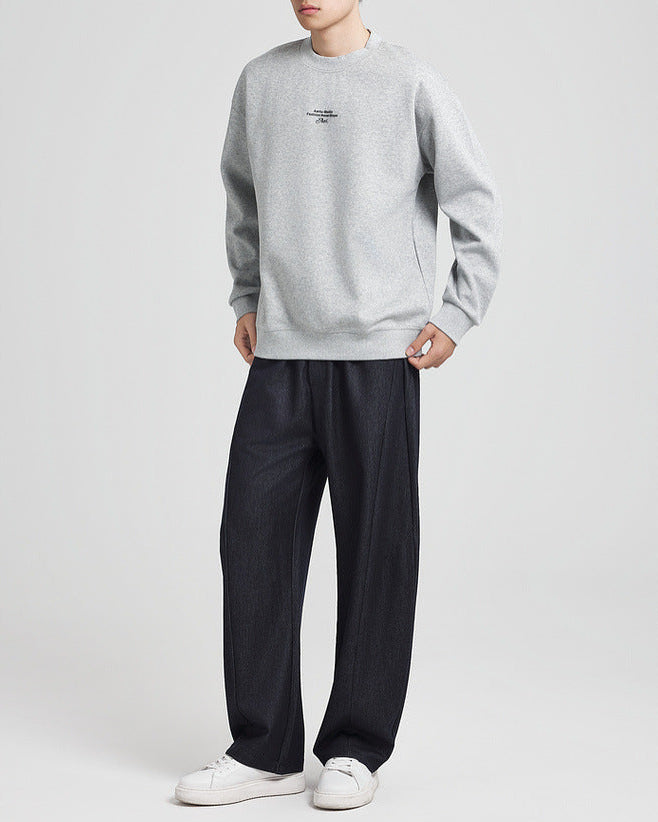 The Mo Maike Urban Lettered Crew Neck Sweatshirt