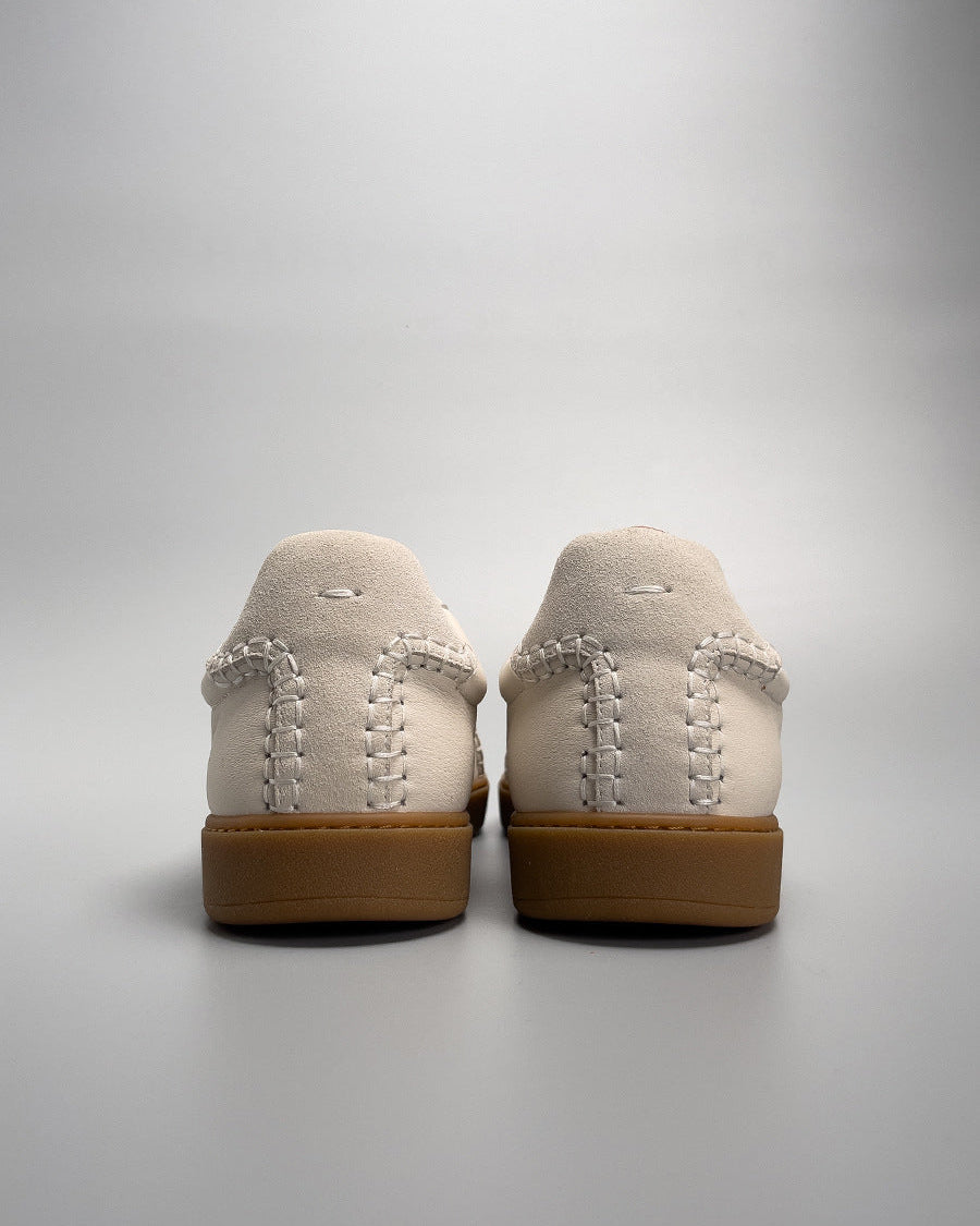 The EliteCraft German Trainer Leather Sneakers