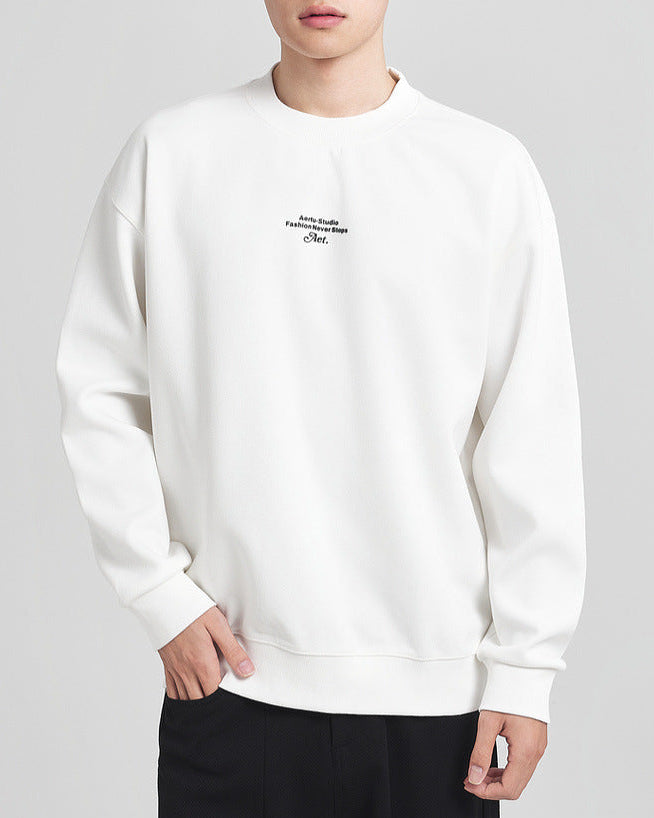 The Mo Maike Urban Lettered Crew Neck Sweatshirt