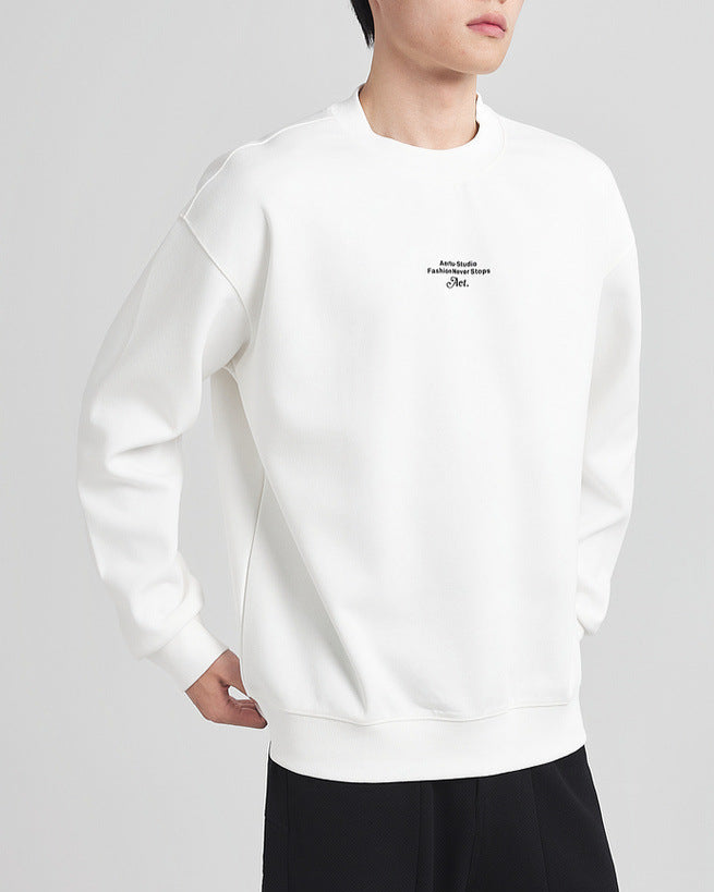 The Mo Maike Urban Lettered Crew Neck Sweatshirt