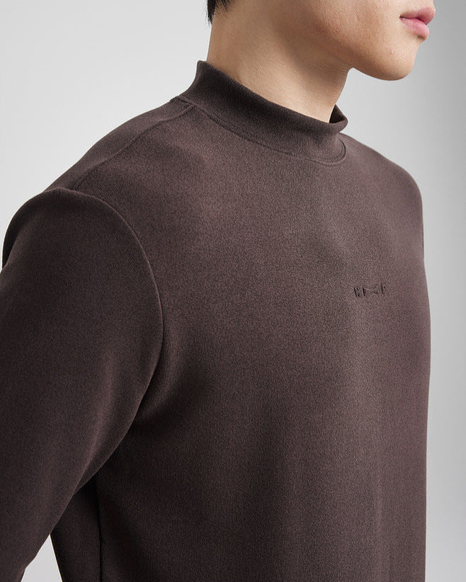 Fleece Semi-Turtleneck Base Sweater