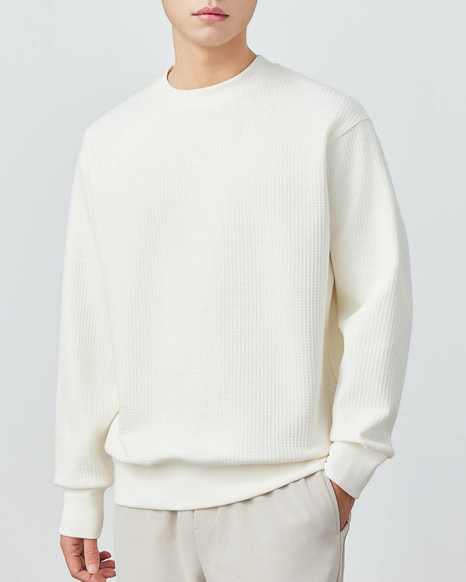 The Mimaike 320g Waffle Weave Knit Sweater