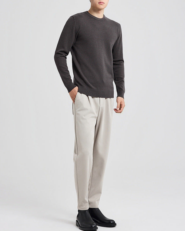 The Mercer Tencel-Wool Crewneck Sweater