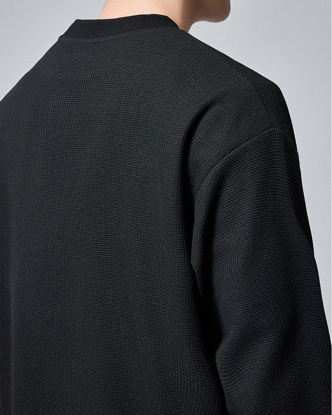 The Momeike “Urban Waffle” Crewneck Sweater
