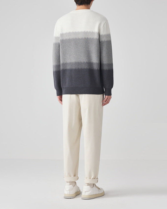 Color-Block CrewNeck Sweater