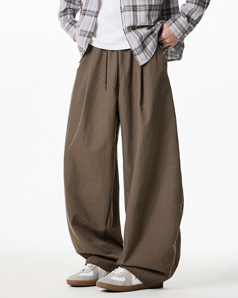 The Japanese-Style Pleated Casual Pants
