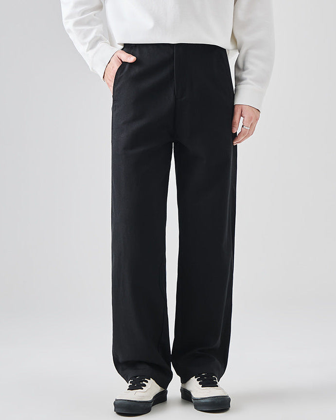 The Elborough Lyocell Straight Trousers