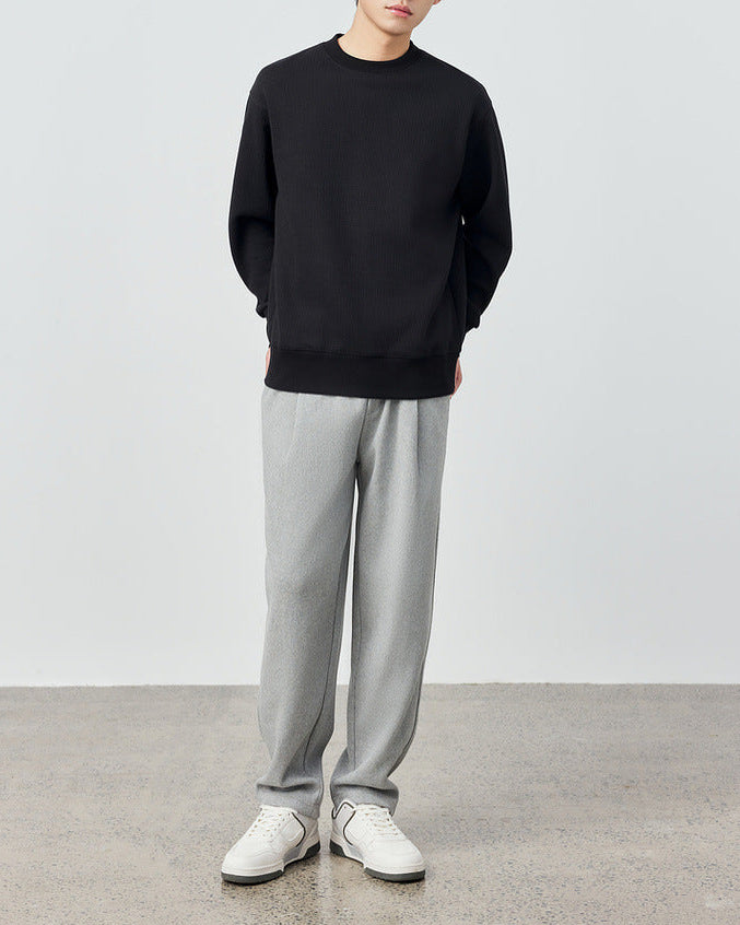 The Mimaike 320g Waffle Weave Knit Sweater